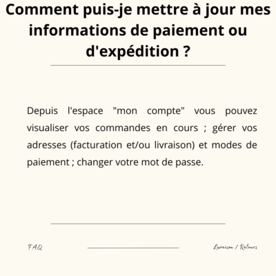 FAQ - Livraison retour Box Bougie Zougies