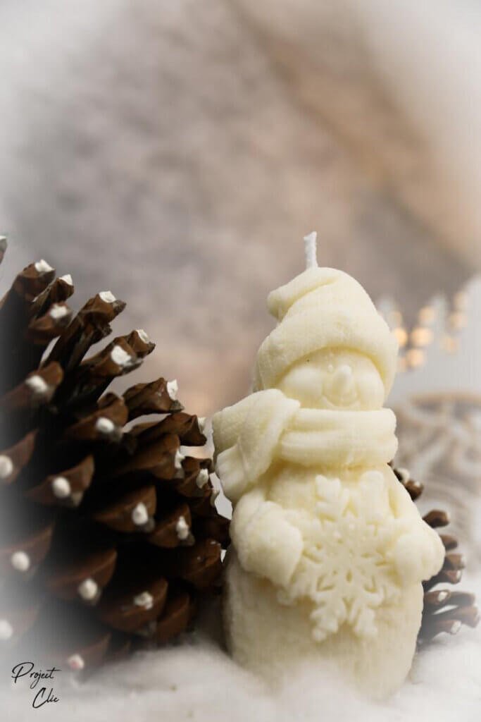 Bougie Le bonhomme de neige Zougies by Project_Clic